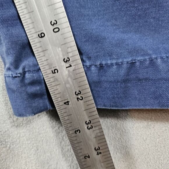 Le Tigre Pants Mens Size 34Wx34L Blue Straight Leg Chino Flat Front - Picture 4 of 10